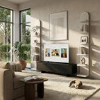 6 Tier Wall Shelf Unit & Lack Shelf, Versatile White Floating Shelves for Wall, Bedroom Book Shelf, Vanity Display Shelves, T