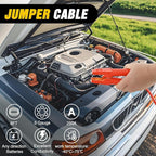 Nilight Car Emergency Kit with Jumper Cable Air Compressor Tire Repair Essential Tools First Aid Alligator Connector Electric