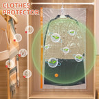 AGPTEK 6-Pack Hanging Vacuum Storage Bags for Clothes, Suits, Dresses & Jackets (3 Jumbo,3 Large) with Electric Pump - Space 