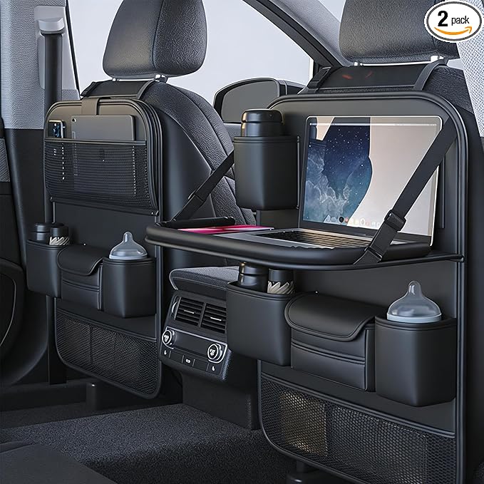 2 Pack - Back Seat Car Organizer, Car Organizerr, Back Seat Organizer, Seat Organizer, Car Organizer and Storage Box, Back of Seat Car Organizer, Seat Back Organizer.