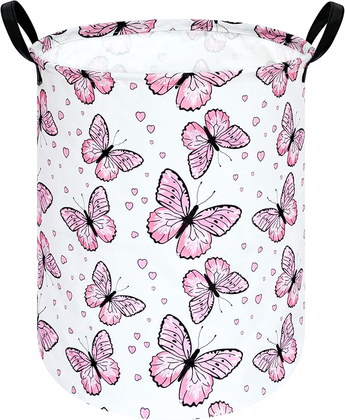 Round Laundry Basket Storage Bins Nursery Hamper Gift Baskets for Home,Office,Home Decor