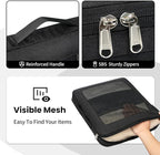 Compression Packing Cubes for Travel, Lightweight Vacation Travel Essentials, Travel Accessories for Suitcase Organizer Bags 