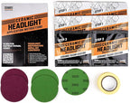 CERAKOTE® Ceramic Headlight Restoration Pro Kit - 10 Vehicle Bundle - Brings Headlights Back to Like New Condition - 3 Easy Steps - No Power Tools Required