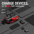 NOCO Boost X GBX75: 2500A UltraSafe Jump Starter - 12V Lithium Battery Booster Pack, Portable Jump Box, Power Bank & Jumper