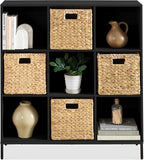 Best Choice Products 9-Cube Bookshelf, 3-Tier Wood Storage Bookcase W/Legs, 11in Shelf Opening, Cube Organizer, Living Room, 
