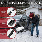Roadside Emergency Car Kit for Vehicles, Car First Aid Kit Emergency Kit with Jumper Cables, Snow Shovel, Tow Strap, Car Safe