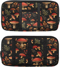 Mushroom Car Sun Visor Organizer, Multi-Pocket Car Truck SUV Storage Pouch Holder Elastic Bands Universal Fit Document Holder for Registration