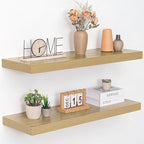 36 Inch Floating Shelves, 12" Deep Floating Shelf Wall Mounted, 36" Wall Shelves, Rustic Deep Bookshelf, Extra Deeper & Thick