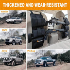 Truck Gun Rack（Set of 2）, Seat Back Gun Rack with Adjustable Straps, 600D Oxford Cloth, Universal Rifle Holder, PVC Coated, Secure Storage Pockets for Hunting Gear, Easy to Install Vehicle Gun Rack