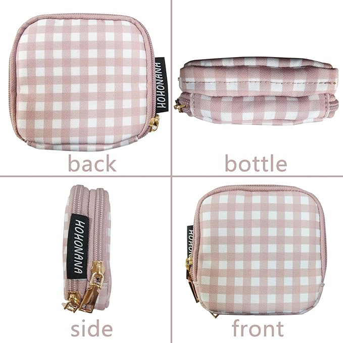 Travel Jewelry Case Small Jewelry Organizer Purse Jewelry Bag Women Jewelry Purse Double Layers for Bracelet Rings Earring Ne
