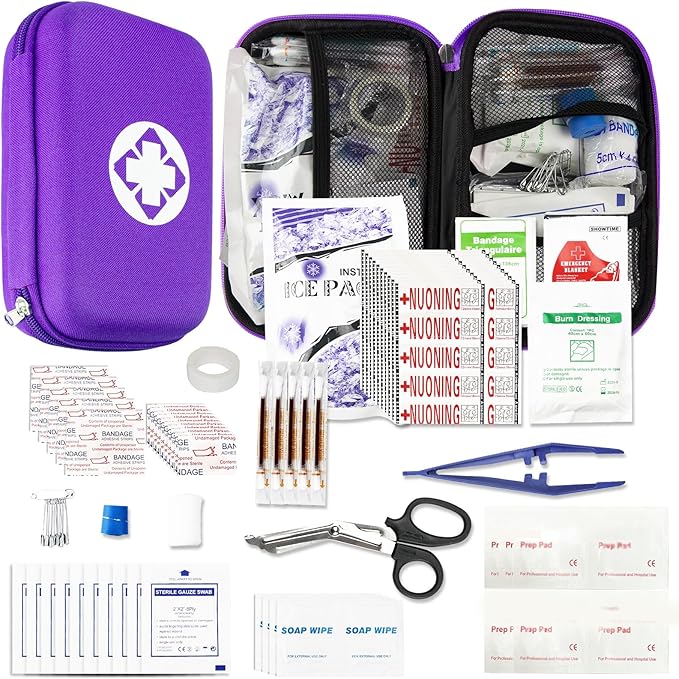 276PCS Compact Small First Aid Kits for Home Businesses Urgent Essential Mini First Aid Kit Travel Size Car Emergency Supplie