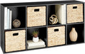 Best Choice Products 8-Cube Storage Organizer, 11in Shelf Opening, Bookcase, Display Shelf, Customizable w/ 3 Removable Back 