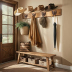 Cowboy Hat Organizer Rack for Wall 4 Pack Metal Cowboy Hat Holder Wall Mounted Iron Western Wall Decor Horseshoe Hat Hanger f