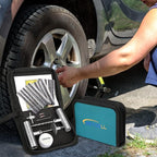 Tire Repair Kit, Sets of 2-24pcs Professional Heavy Duty Universal Emergency Flat Tire Repair Kit to Fix Punctures, for car M