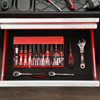 Mayouko 11 Slots Pliers Rack Organizer Holder, For Standard & Wide Pliers, All Steel, Fits in Toolbox Drawer, Chest, Pegboard