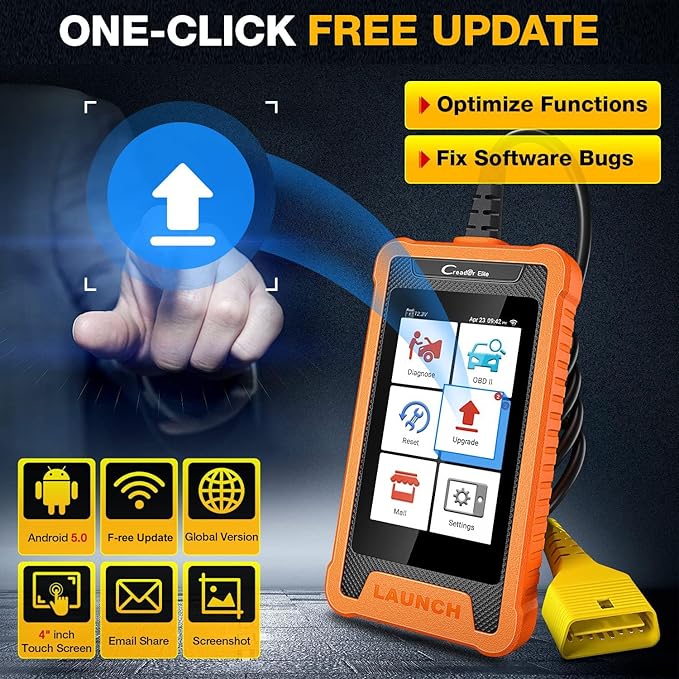 2026 LAUNCH Creader Elite for Mercedes-Benz MB Sprinter Maybach Full System OBD2 Scanner, Bidirectional Diagnostic Scan Tool,