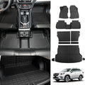 Floor Mats Compatible with 2019-2024 Subaru Forester Cargo Mat Trunk Liner TPE All Weather Back Seat Cover Protector 2023 Forester Accessories (Trunk Mat+Backrest Mats+Floor Mats)