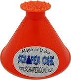 2 Pack of The SCRAPER CONE The Original Ice Scraper, Snow Removal Made in The USA Magical Frost Removal Funnel Shaped Cleaning Tool Car Windshield Deicer Magic Scrapers Instascrape Shovel Brush