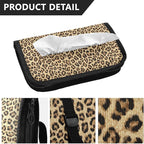 Car Tissue Holder Car Visor Organizer Tissue Box Holder for Car Sun Visor Organizer with Car Vehicle Accessories Essentials Interior for Women Men Classical Leopard Print