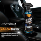 Magic Finish Interior Cleaning Spray (16 fl oz) – All-in-One Car Cleaner Spray for Seats, Dashboards & Consoles – Fast-Acting