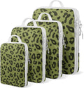 4 Set Compression Packing Cubes For Travel Bags Organizer For Luggage Suitcase Organizer, Compression Bags For Travel Accesso
