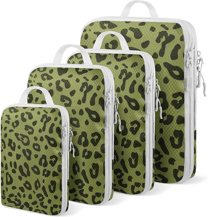 4 Set Compression Packing Cubes For Travel Bags Organizer For Luggage Suitcase Organizer, Compression Bags For Travel Accesso