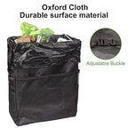 Car Trash Can, Car Trash Bag Hanging, 3.5 Gallons Ultra Large Capacity Organizer and Storage with Adjustable Straps, Leakproof Lining (Pack of 4)