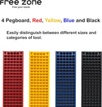 FREE ZONE - 4 PCS Bit Organizer Set – 158-Hole Bit Storage – 1/4" Hex Bits & Drive Bits Adapter Storage – Toolbox Storage (To