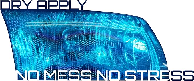 VViViD Bio HEX+ Air-Tint Headlight Vinyl Roll (17.9" x 60", Micro Blue)