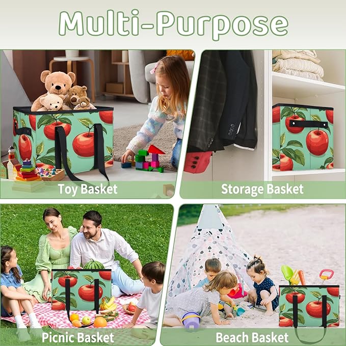 Reusable Grocery Bags Heavy Duty Shopping Bags Foldable Large Tote Bags with Long Handles & Hard Bottom