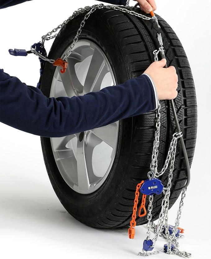 RUD Snow Chains RUDcompact easy2go, Size 4025, 1 Pair [Item no. 4716946]