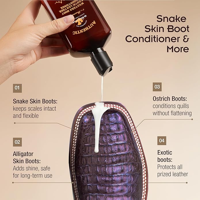 Griffin Leather Boot Conditioner, 8 oz – Deep Conditioning & Moisturizing Formula – Non-Greasy Leather Conditioner for Boots