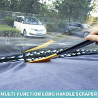 Gomake Window Tint Tools Bulldozer Scrubber Paddle Squeegee Triangle Slim Foot Tinting Squeegee for Front & Back Rear Window Film Auto Flat Glass Installation, Car Wrapping (Style B)