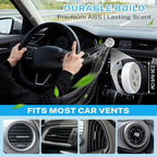 Car Fragrance Holder Compatible with Bath & Body Works Refills (Not Included), Air Freshener Vent Clip or Visor Clip, Refilla