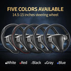 Steering Wheel Cover,Anti-Slip, Safety,Soft,Breathable,Heavy Duty,Thick,Full Surround, Sports Style,Universal Car Accessories