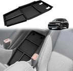 BestEvMod for 2026 2025+ Ioniq 5 Lower Center Console Organizer Tray Storage Box Interior Accessories with Rubber Black Trim Compatible with Hyundai Ioniq 5 2026 2025