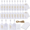 Amylove Bulk Luggage Tags Wedding Favors Adventure Begins Luggage Tags for Guests Travel Tag for Suitcase Bridal Gift 24 Pack