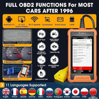 LAUNCH Creader Elite Bidirectional Tool Fit for Ford Lincoln Mercury Mazda, Full Systems All Resets OBD2 Scanner, PMI Function