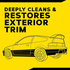 Meguiar's Heavy Duty Trim Restoration Kit - Includes a Cleaning Solution to Deep Clean Plastic and Trim and Protective Trim Shield That Delivers Ultra-Durable Protection with UV Blocking Protection