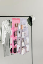 AARAINBOW 2 Packs Hanging Handbag Purse Organizer, Hanging Hand Bag Organizer Wardrobe Closet Purse Holder, 8 Pockets, 43.3L 