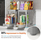 2 Pack Pull-Out Storage Organizers, Under Sink Organizer and Storage for Bathroom & Kitchen,Multi-Purpose Under Cabinet Organ