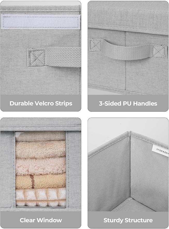 StorageWorks Under Bed Storage with Lid with Underbed Storage Bins