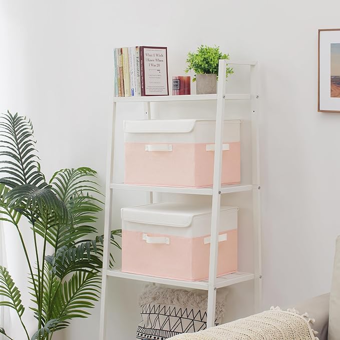 GRANNY SAYS Storage Baskets with Lids, Decorative Storage Boxes, Clothes Storage Bins for Closet, Foldable Storage Organizers
