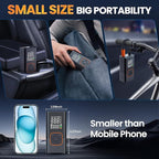 Tire Inflator Portable Air Compressor - 150PSI Air Pump for Car Tires, Portable Air Compressor with Digital Tire Pressure Gauge, Cordless Electric Bike Pump for Inflatables, Motorcycle, Ball