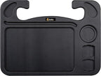 EcoNour 4 in 1 Car Steering Wheel Tray - 2026 Upgraded Tray with Dual Sauce Dip Holder and Tablet Holder | Spacious Steering Wheel Desk for Food and Laptop | Car Accessories (Large)