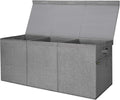 BALEINE Fabric Storage Bins with Lid, Collapsible Extra Large Storage Boxes Bins Baskets with Divider for Home Organizing (37