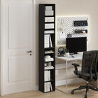 Furinno PASIR Book Shelf, 10-Tier Bookshelf, Bookcase with Open Shelf, 9.2 x 11.8 x 78.7, for Living Room, Bedroom, Home Offi