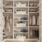 GRANNY SAYS Purse Organizer for Closet, Trapezoid Storage Bins, Closet Organizers and Storage, Decorative Storage Baskets for