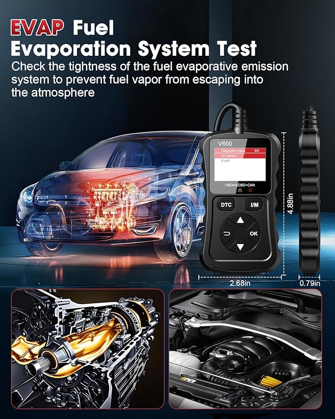 OBD2 Scanner Car Code Reader Support Voltage Test Plug and Play Fixd Car CAN Diagnostic Scan Tool Read and Clear Engine Error