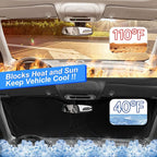 Windshield Sun Shade for Honda Fit 2007-2020 2021 2022 2023 2024 Sun Visor Protector Foldable Window Sunshade for Honda Fit Hybrid Sport Windshield Cover Car Sun Shields Block UV Rays